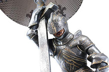 Load image into Gallery viewer, Ebros Gift The Accolade Medieval Kneeling Knight of Chivalry Suit of Armor Knighthood Ceremony Side Table Lamp Statue 22" Tall Renaissance Crusaders Decor Figurine Kings and Knights (2)

