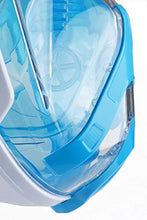 Load image into Gallery viewer, SEAC Magica, Full Face Antifog Snorkelling Mask with Soft Facial Skirt in 2 Sizes, Exhalation Valve and Dry Snorkel Top, White/Orange, Small/Medium

