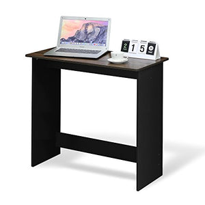 FURINNO Simplistic Study Table, Columbia Walnut