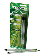 Load image into Gallery viewer, Ticonderoga SenseMatic Pencil, 0.7 mm Lead, Silver/Black Barrel, Pack of 2 - 1464311
