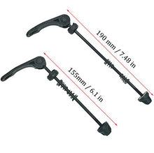 Load image into Gallery viewer, AiTuiTui 1 Pair MTB Quick Release Bicycle Hub, Road Mountain Bike Front &amp; Rear Axle Hollow Shaft Set with Standard Spacing
