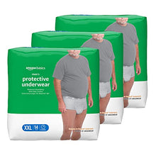Load image into Gallery viewer, Amazon Basics Incontinence Underwear for Men, Maximum Absorbency, 2X-Large, 42 Count, 3 Packs of 14 (Previously Solimo)
