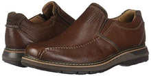 Load image into Gallery viewer, Clarks Mens Un Ramble Step Brown Loafers &amp; Slip Ons Casual Shoes 7
