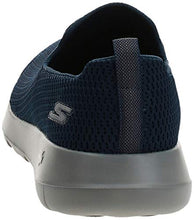 Load image into Gallery viewer, Skechers mens Go Walk Max-athletic Air Mesh Slip on Walking Shoe Sneaker, Navy/Gray, 10 X-Wide US
