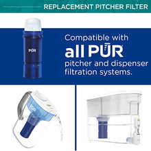 Load image into Gallery viewer, PUR PLUS Water Pitcher Replacement Filter with Lead Reduction (4 Pack), Blue – Compatible with all PUR Pitcher and Dispenser Filtration Systems
