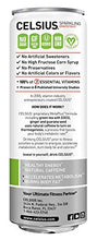 Load image into Gallery viewer, CELSIUS Sweetened with Stevia Sparkling Grapefruit Fitness Drink, Zero Sugar, 12oz. Slim Can (Pack of 12)
