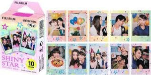Fujifilm Instax Mini Instant Film Bundle, Candy Pop, Stained Glass, Stripe, Shiny Star, Single Pack, 50 Sheets