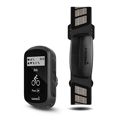 Garmin Edge® 130 Plus Bundle, GPS Cycling/Bike Computer with Sensors and HR Monitor, Download Structure Workouts, ClimbPro Pacing Guidance and More (010-02385-10)