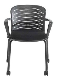 NXO Nesting Chair with Casters in Black (Black)