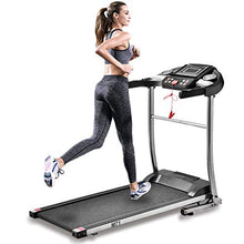 Load image into Gallery viewer, Merax Folding Electric Treadmill Motorized Running Machine Easy Assembly Electric Treadmills for Home, Motorized Fitness Compact Running Equipment with LCD for Home (Black)
