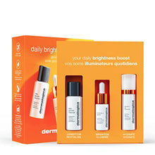 Load image into Gallery viewer, Dermalogica Daily Brightness Boosters Facial Skin Care Kit - Contains BioLumin-C Serum (0.3 oz), BioLumin-C Gel Moisturizer (0.5 oz), and Daily Glycolic Cleanser (1 oz)
