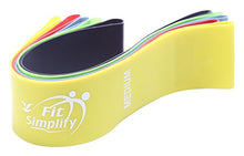 Load image into Gallery viewer, Fit Simplify Resistance Loop Exercise Bands for Home Fitness, Stretching, Strength Training, Physical Therapy, Workout Bands, Pilates Flexbands, Set of 5
