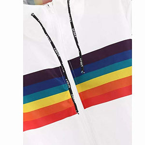Women's Water-Resistant Hooded Quick Dry Athletic Windbreaker Jacket Hoodie