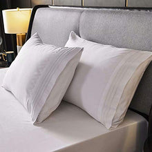 Load image into Gallery viewer, SAKIAO Queen Size Bed Sheets Set - Brushed Microfiber 1800 Thread Count Percale - 16&quot; Deep Pocket Egyptian Sheets Beautiful Breathable Wrinkle Free &amp; Fade Resistant - 4 Piece (White,Queen)
