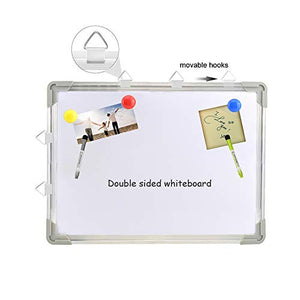 Bethone Dry Erase White Board Hanging Small Magnetic Portable Writing, Drawing & Planning Small Whiteboard for Cubicle Easy to Clean Wall Whiteboard for Office School, Kids, Home