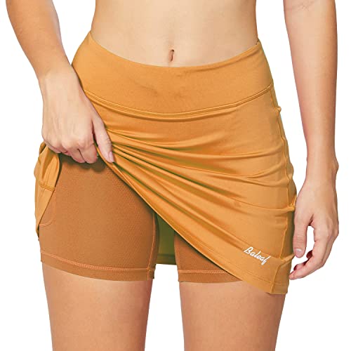Load image into Gallery viewer, BALEAF Women's Athletic Skorts Lightweight Active Skirts with Shorts Pockets Running Tennis Golf Workout Sports Mint Cream Size M