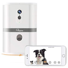 Load image into Gallery viewer, SKYMEE Petalk AI II Dog Camera Treat Dispenser, WiFi Remote Pet Camera with 180° PTZ and Night Vision, Compatible with Alexa

