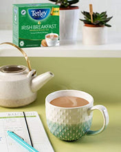 Load image into Gallery viewer, Tetley Irish Breakfast Premium Black Tea, Rainforest Alliance Certified, 80 Count (Pack of 6)
