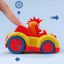 Load image into Gallery viewer, La Granja De Zenon Car Toys Inertia car Friction Toy Cars 2 Pack Push Back Vehicle Friction Powered Set for Boys Girls (Lorito Pepe &amp; Gallo Bartolito)
