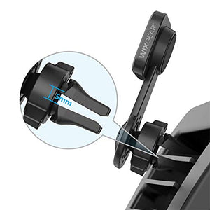 Magnetic Mount, WixGear Universal Air Vent Twist Hole Magnetic Phone Holder for Car, for All Cell Phones with Fast Swift-Snap Technology, Will Not Block Air Vent Flow - for Horizontal Vent
