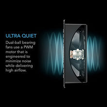 Load image into Gallery viewer, AC Infinity AIRFRAME T7 White, High-Airflow Cooling Fan System 17", Exhaust Airflow, for AV Equipment Rooms, Closets, and Enclosures
