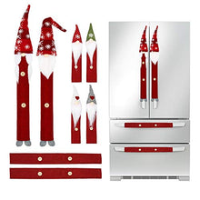 Load image into Gallery viewer, Christmas Decorations Gnomes Refrigerator Handle Covers Set of 8PCS Christmas Kitchen Decor Appliance Handle Covers-Microwave Oven Dishwasher Fridge Door Handle Covers for Christmas Holiday Decor

