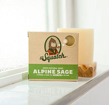 Load image into Gallery viewer, Dr. Squatch All Natural Bar Soap for Men, 5 Bar Variety Pack - Alpine Sage, Bay Rum, Bourbon, Eucalyptus and Goat&#39;s Milk
