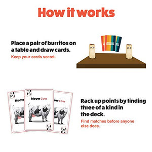 Throw Throw Burrito by Exploding Kittens - A Dodgeball Card Game - Family-Friendly Party Games - Card Games for Adults, Teens & Kids