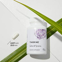 Load image into Gallery viewer, Thorne Research - Iodine &amp; Tyrosine - Mineral and Amino Acid Support for Healthy Thyroid Function - 60 Capsules
