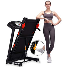 Load image into Gallery viewer, ECHANFIT Folding Treadmill Home Electric Motorized Running Machine with 17&#39;&#39;Wide Tread Belt LCD Display 15 Preset Programs 8.5 MPH Max Speed and Cup Holder Easy Assembly
