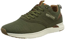 Load image into Gallery viewer, Dockers by Gerli Men's Low-Top Sneakers, Beige Khaki 850, 8 UK
