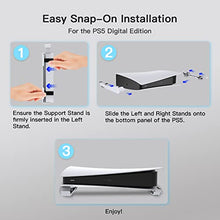 Load image into Gallery viewer, NexiGo PS5 Accessories Horizontal Stand, [Minimalist Design], PS5 Base Stand, Compatible with Playstation 5 Disc &amp; Digital Editions, White
