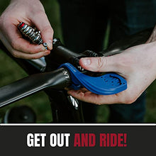 Load image into Gallery viewer, KOM Cycling Garmin Bike Mount with Carbon Finish from Garmin Edge Mount Designed for Garmin Edge 530 and Garmin 830 and Other Garmin Models
