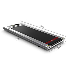 Load image into Gallery viewer, RHYTHM FUN Treadmill Under Desk Treadmill Potable Walking Pad Folding Treadmill with Wide Tread Belt Slim Mini Quiet Motorized Running Treadmill with Smart Remote and Workout App for Home and Office
