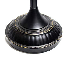 Load image into Gallery viewer, Elegant Designs LF2001-RBW Torchiere Floor Lamp, Restoration Bronze/White
