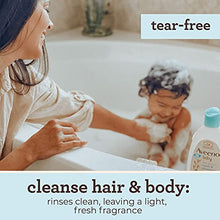 Load image into Gallery viewer, Aveeno Baby Daily Moisture Gentle Bath Wash &amp; Shampoo with Natural Oat Extract, Hypoallergenic, Tear-Free &amp; Paraben-Free Formula for Sensitive Hair &amp; Skin, Lightly Scented, 33 fl. oz
