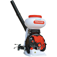 Load image into Gallery viewer, TOMAHAWK Motorized Fertilizer Spreader Broadcast 4 Gallon Seed Lawn Ice Melt Salt
