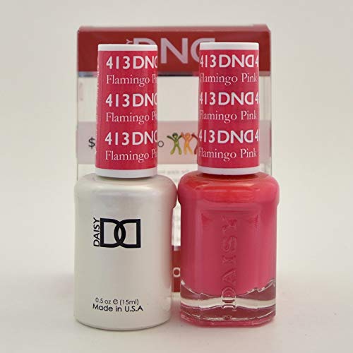DNDDuo Gel (Gel & Matching Polish) Spring Set 413 Flamingo Pink by DND ...