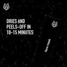 Load image into Gallery viewer, Black Wolf Nation Detoxifying Charcoal Peel Off Face Mask - 2 Fl Oz - Emulsifies and Bids to Blackheads, Dirt and Oil - Deep Cleansing Blackhead Remover - Cruelty, Sulfate and Paraben-Free
