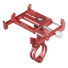 Load image into Gallery viewer, Bicycle &amp; Motorcycle Cell Phone Mount, Aluminum Alloy Bike Mobile Phone Holder with 360° Rotation Adjustable for Mountain Bike, Road Bicycle, Motobike GPS Mount 4 to 6.2 Inch Phone- Red
