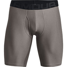 Load image into Gallery viewer, Under Armour Men's Tech 9-inch Boxerjock 1-Pack , Concrete (066)/Black , X-Small
