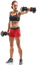 Load image into Gallery viewer, Bowflex SelectTech 552 - Two Adjustable Dumbbells Black, Red, Grey. Version 2, Medium
