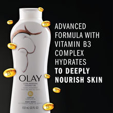 Load image into Gallery viewer, Olay Ultra Moisture Coconut Oasis Body Wash, for Smooth and Healthy Looking Skin, 22 Fl Oz (Pack of 4)
