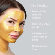 Load image into Gallery viewer, Keiko Revive Gold Radiance Renewal Mask - Anti-Aging Facial Mask - Reduces Fine Lines &amp; Wrinkles, Minimizes the Appearance of Pores, Smoothes and Firms Up Skin, Made with Hyaluronic Acid and Centella Asiatica Extract
