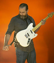 Load image into Gallery viewer, Levy's Leathers Right Height Guitar Strap with RipChord Quick Adjustment Technology; 2.5" Wide Suede - Black (MRHSP-BLK)
