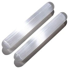 Load image into Gallery viewer, KALIFANO 2 Pack Selenite Wand with Healing &amp; Calming Effects - High Energy Crystal Used for Cleansing and Protection (Information Card Included)
