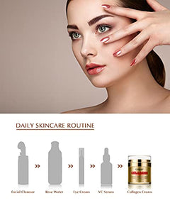 GOMAY Collagen Moisturizing Cream, Wrinkle Cream for Face, Face Cream for Anti-aging, Firming, Moisturizing