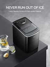 Load image into Gallery viewer, Silonn Ice Makers Countertop, 9 Cubes Ready in 6 Mins, 26lbs in 24Hrs, Self-Cleaning Ice Machine with Ice Scoop and Basket, 2 Sizes of Bullet Ice for Home Kitchen Office Bar Party
