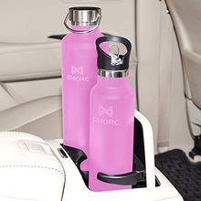 Load image into Gallery viewer, OMORC 316 Stainless Steel Water Bottle-34oz,Double Wall Vacuum Insulated Water Bottle,Stay Cold for 48 Hrs,Hot for 24 Hrs, Wide Mouth Thermo Travel Sports Water Bottle with Straw and 2 Lids-Pink
