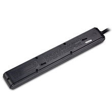 Load image into Gallery viewer, Cable Matters 2-Pack 6 Outlet Surge Protector Power Strip with USB Charging Ports, 300 Joules with 8 Foot Power Cord in Black
